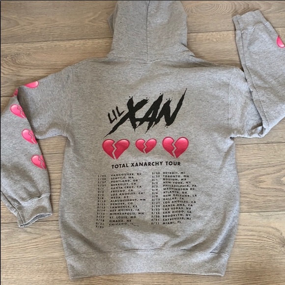 Lil Xan Total Xanarchy Tour Hoodie - Picture 3 of 3